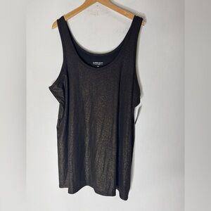 NWT Torrid Super‎ Soft Tank Top Blue Gold Simmer Size 6